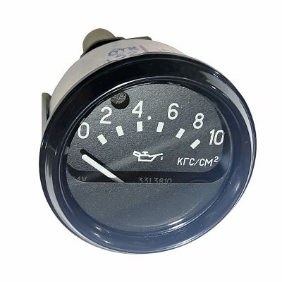 331.3810 УКАЗАТЕЛЬ ДАВЛЕНИЯ МАСЛА до 10 кгс. 24 В КАМАЗ,МАЗ, ДОН-1500 "Автоприбор"