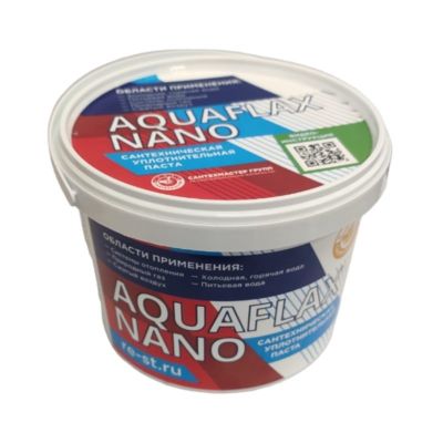 Сантехническая паста для герметизации резьбы AQUAFLAX NANO, 400 гр.