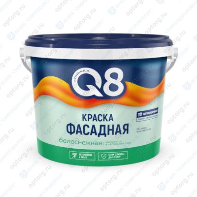 Краска ВД-АК фасадная (4,5 кг) ФОРМУЛА Q8 Ростовская область