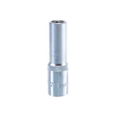 Головка торцевая  глубокая 12мм 1/2", Jonnesway S04HD4112