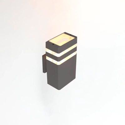 Светильник  "Катет" General (662590) GU10 для фасадной подсветки графит с боковым рассеивателем IP65