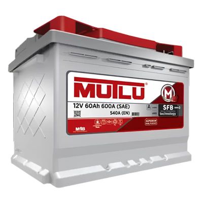 Аккумулятор 6СТ-60 R+ MUTLU SFB М3  низкий зал. обр.поляр. (Турция) (мутлу)
