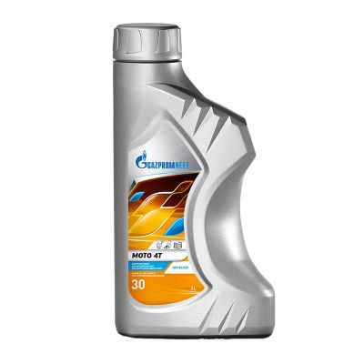 Масло моторное Gazpromneft МОТО 4Т 30, SAE 30, 1 л, API SG/CD, минеральное, (двиг. мото)