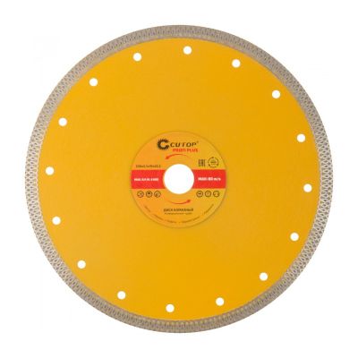 Диск алмазный универсальный-Турбо Plus (230x2.1x10x22.2 мм; отрезной) CUTOP 68-392