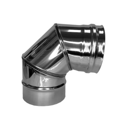 Колено 90° Прок, Ø115 мм, AISI 430/0,5 мм