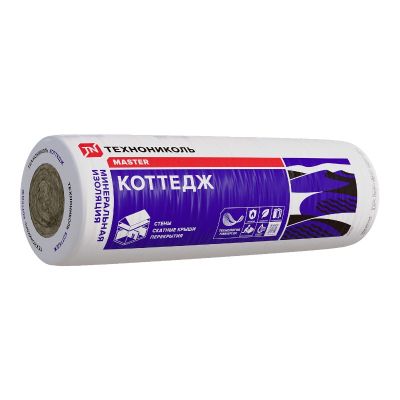 УТЕПЛИТЕЛЬ "Технониколь" 35 QN Коттедж 1х4500*1200*100мм (0,54м3/5,4м2) 20кг/м3