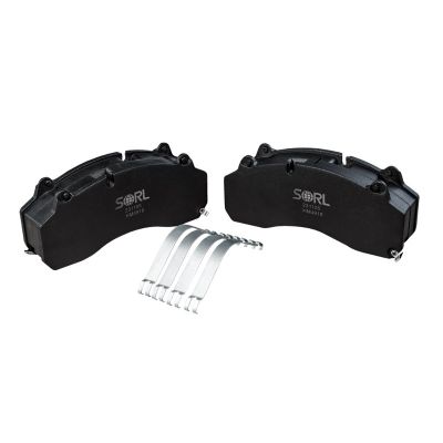 Колодки тормозные дисковые задние ("SORL") (HM4916) SITRAK, HOWO (OEM: WG9100444150) 