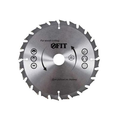 Диск пильный для циркулярных пил по дереву 185x20/16 мм, 48T FIT 37740