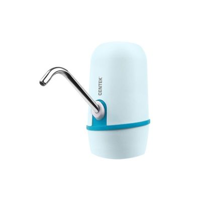 Помпа электрическая Centek CT-3002 Blue  8Вт, 2 насоса,  Li 1200 мАч, USB зарядка, LED