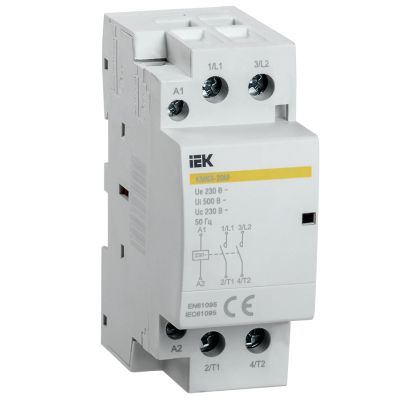 Контактор модульный КМ63-20М AC IEK (MKK11-63-20)