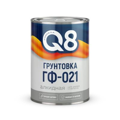 Грунт ГФ-021 красно-коричневая (1,8 кг) "ФОРМУЛА Q8" Ростовская область