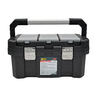 Ящик для инструмента пластиковый 17" ( 440х240х210 мм ) металл.замки, арт. 65588