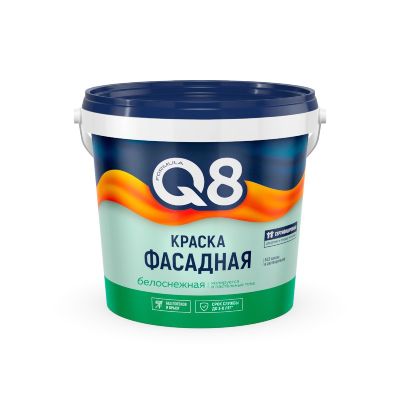 Краска ВД-АК фасадная (1,4 кг) ФОРМУЛА Q8 Ростовская область
