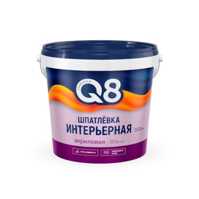 Шпатлевка интерьерная акриловая (1,5 кг) ФОРМУЛА Q8 Ростовская область