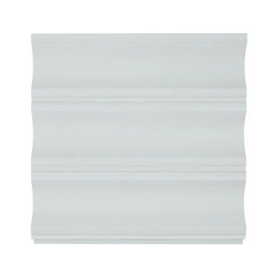 Панели 3D RAIL EAST из вспененного полистирола Штиль 2700х120х12мм Белая