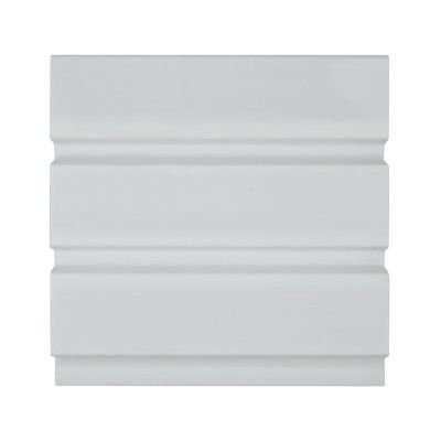 Панели 3D RAIL EAST из вспененного полистирола Айсберг 2700х120х12мм Белая