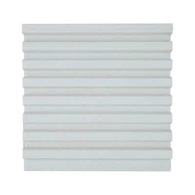 Панели 3D RAIL EAST из вспененного полистирола Галс 2700х120х12мм Белая