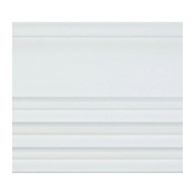 Панели 3D RAIL EAST из вспененного полистирола Коралл 2700х120х12мм Белая