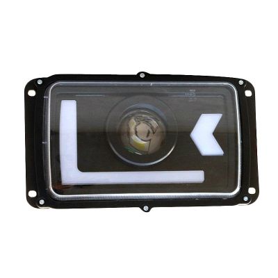 ESPG0534-R ФАРА ПРАВАЯ КАМАЗ,МАЗ,ГАЗ с ДХО (линза, гладкое стекло, с ручным корректором, указателя поворота с плавным режимом)  24 В.