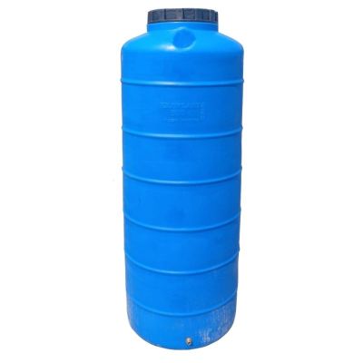 Бак для воды Ecoplast овально-вертикальный ОВБН 500 (узкий), 500 л, синий