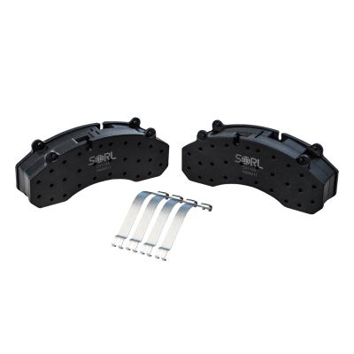 Колодки тормозные дисковые передние ("SORL") (HM4911) HOWO (OEM: WG9100443050) 