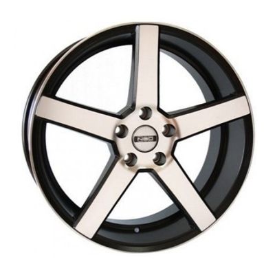 Диск литой NEO V03-1560 6,0Jx15 4/100 ET40 D60,1 BD (черный с полировкой), без крепежа, Россия