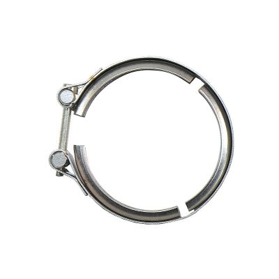 XV-126-00.00.000 ХОМУТ ТУРБОКОМПРЕССОРА 740.60-1118012/13 (ТКР7С-6M) (V-образный) D=126мм (взамен 06154009126 и 78803) (ПКФ Полюс, г.Зеленодольск)