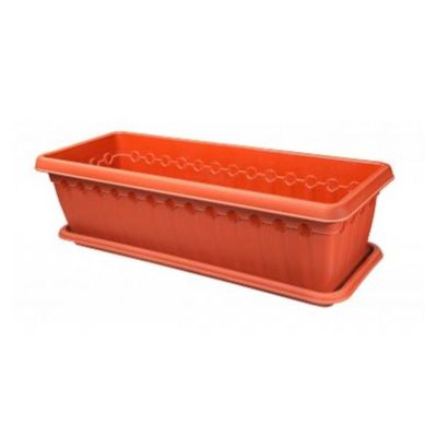 Кашпо "Флавия" прямоугольное №1 50 см ЭЛФ082