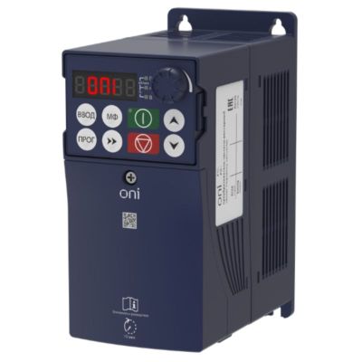 Преобразователь частоты ONI FC-230  встр. тормоз, 220 В, 1ф, 4,0 кВт, 17 А