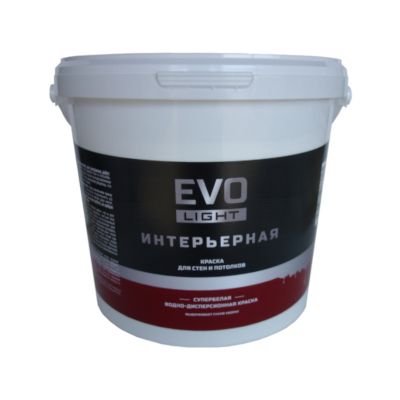 Краска ВД супербелая интерьерная 1,5 кг, EVO LIGHT, г. Ставрополь 