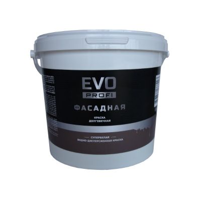 Краска ВД супербелая фасадная 6,5 кг, EVO PROFI, г. Ставрополь 