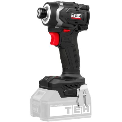 Винтоверт (гайковерт/шуруповерт) IMPACT аккум. бесщёточный ударный  TEH LID230 (20В, 230Нм, 3скор,4 режима,HEX 1/4"  (без  Акб и ЗУ, )