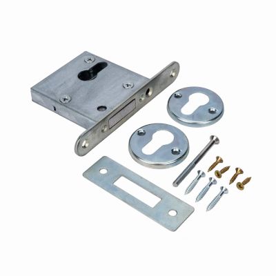 ЗАМОК ВРЕЗНОЙ БЕЗ РУЧЕК  3В 1-2 без цилиндра Зенит, Россия