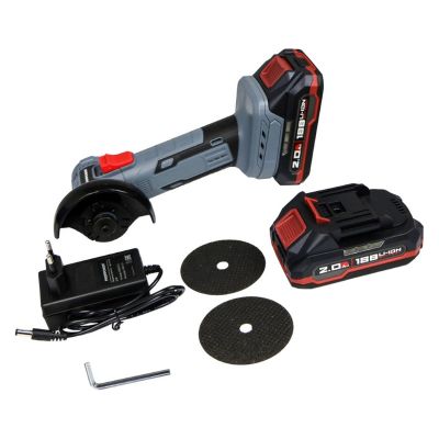 Углошлифмашина бесщеточная аккумуляторная мини PROFIPOWER DGA-18B (18В, 76мм, Li-ion 2 АКБ 2 А/ч) арт. E0240