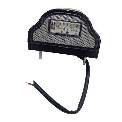 ПН-2-01-02 LED ФОНАРЬ ОСВЕЩЕНИЯ НОМЕРА 12/24 В. (все автомобили, пластмасс., светодиодный, 2 светодиода) (взамен ФП-131)