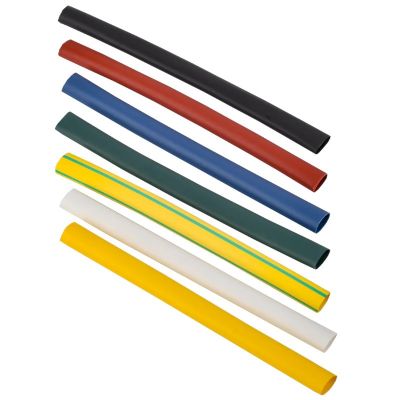 Набор термоусадки ТТУ нг-LS 10/5мм L=100мм 7 цветов (21шт/упак) IEK