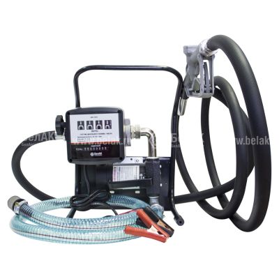 Станция насосная (24В., 50 л/мин., счетчик/фильтр/шланги/пистолет) для перекачки дизельного топлива, керосина (БАК.12064 Стандарт КОМПЛЕКС-К "БелАвтоКомплект") 24 Вольта