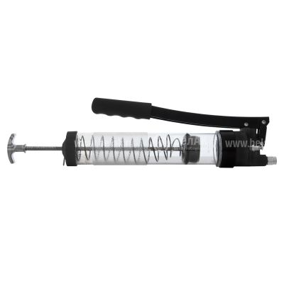 Шприц рычажно-плунжерный (600 мл.) под тубу + ручное наполнение, прозрачный, с трубкой, шгибким шлангом и наконечниками ("БелАвтоКомплект") ("КОСМОС"  БАК.90602)