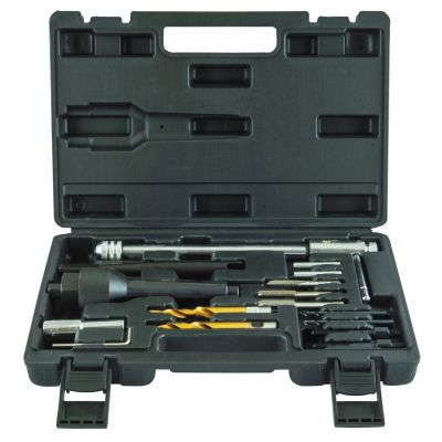 Набор приспособлений для демонтажа сломанных свечей накаливания/зажигания, 16 предметов (оригинал "Thorvik") GPRS16