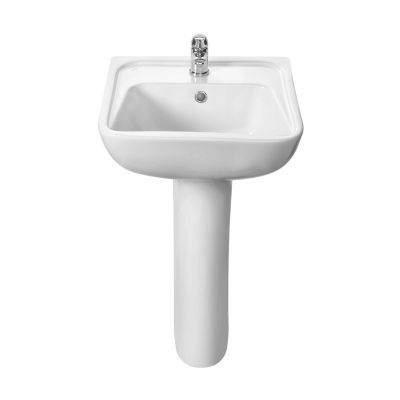 Раковина Лонги 45, с отверстием, с пьедесталом Анимо, 450x420 мм, г. Чебоксары