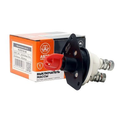 15.3737-02 АЕ ВЫКЛЮЧАТЕЛЬ МАССЫ (ручной, 2-х контактный) 12-24 В (аналог ВМ1212.3737-04) МТЗ АвтоЭлектрика
