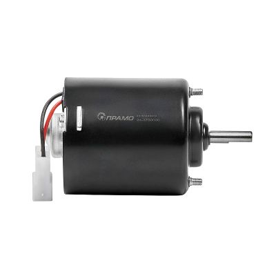 24-3730000 ЭЛЕКТРОДВИГАТЕЛЬ ОТОПИТЕЛЯ МТЗ, ГАЗ, ПАЗ, ЗИЛ 12 В. "ПРАМО" (взамен 19.3730)