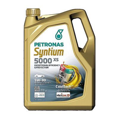 Масло моторное PETRONAS SYNTIUM 5000 XS SAE 5W30, 5 л, API SN/CF, синтетическое, (двиг. бензиновый, дизельный), (70956M12EU)