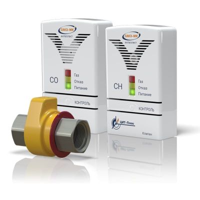 Система автоматического контроля загазованности САКЗ-МК-2-1Аi DN 32 НД (природный газ+оксид углерода) БЫТОВАЯ