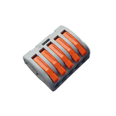 Клемма GTER3-05 универсальная монтажная 5-проводная рычажная GENERAL Арт.800483