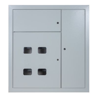 Корпус щита этажного 4кв. модификация 3 Народный (1010*950*160) , ниша 920*860*140 TDM (SQ0905-1338)