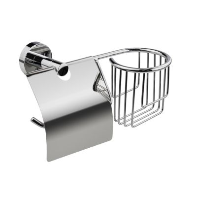 Держатель освещителя воздуха и туалетной бумаги с экраном, 79244, хром, GFmark, Санакс