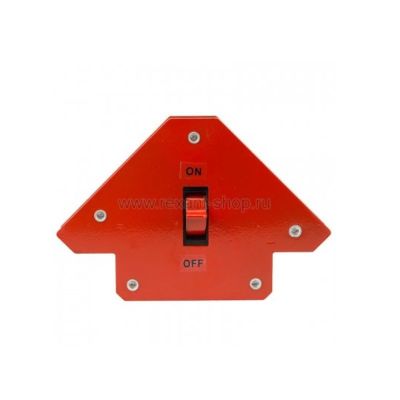 Магнитный угольник-держатель для сварки , отключаемый 3 угла усилие до 11,3 кг.  REXANT 12-4835