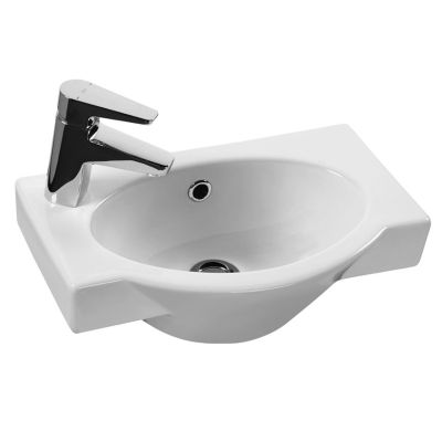 Раковина Форум 45 левая, с отверстием, без пьедестала, 455x290 мм, г. Чебоксары