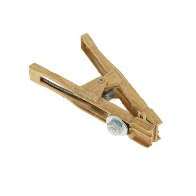 Зажим "крокодил" 400 А 170 мм для сварки (латунь) САТУРН Профи 16-0054-9